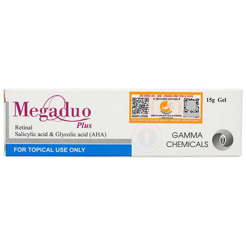Gel Megaduo Plus ngừa mụn trứng cá, ngừa thâm tuýp 15g - 3
